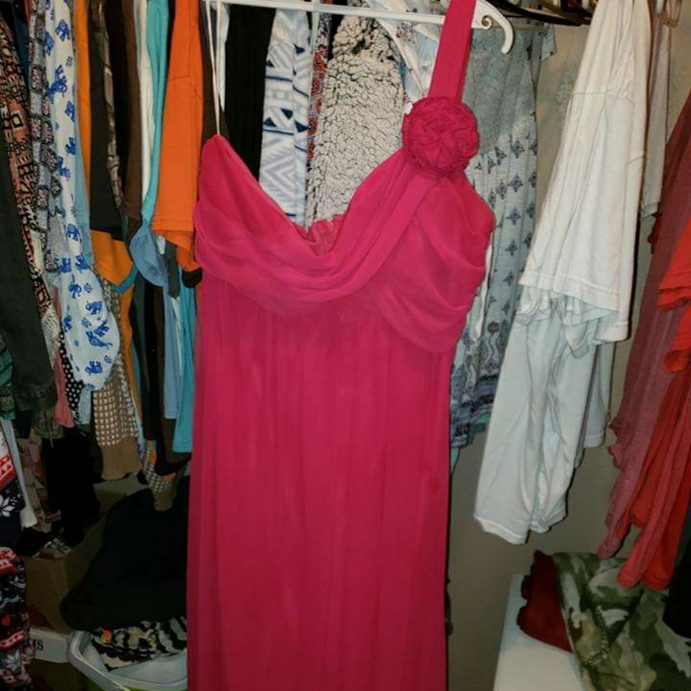 Pink prom dress